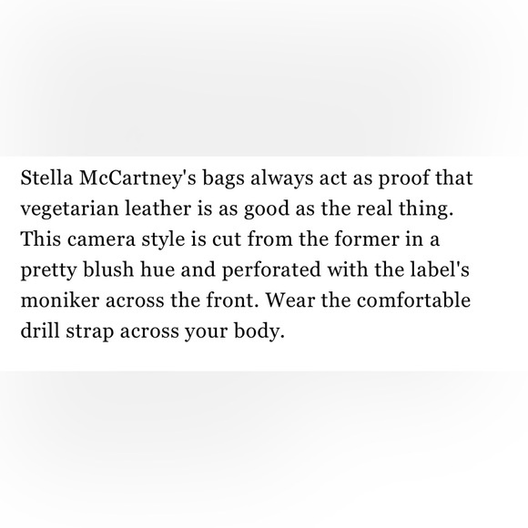 Stella McCartney NWT  Alter Nappa Mini Camera Bag in Blush Pink. - Picture 16 of 16